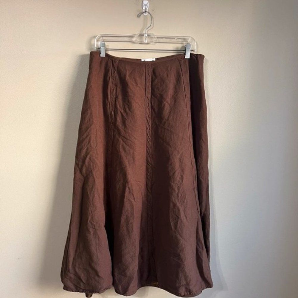 ‎David N brown skirt L